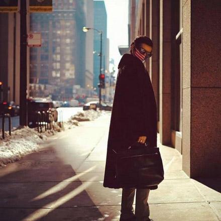 Myself, going to my office during the COVID-19 Pandemic (winter 2021) 